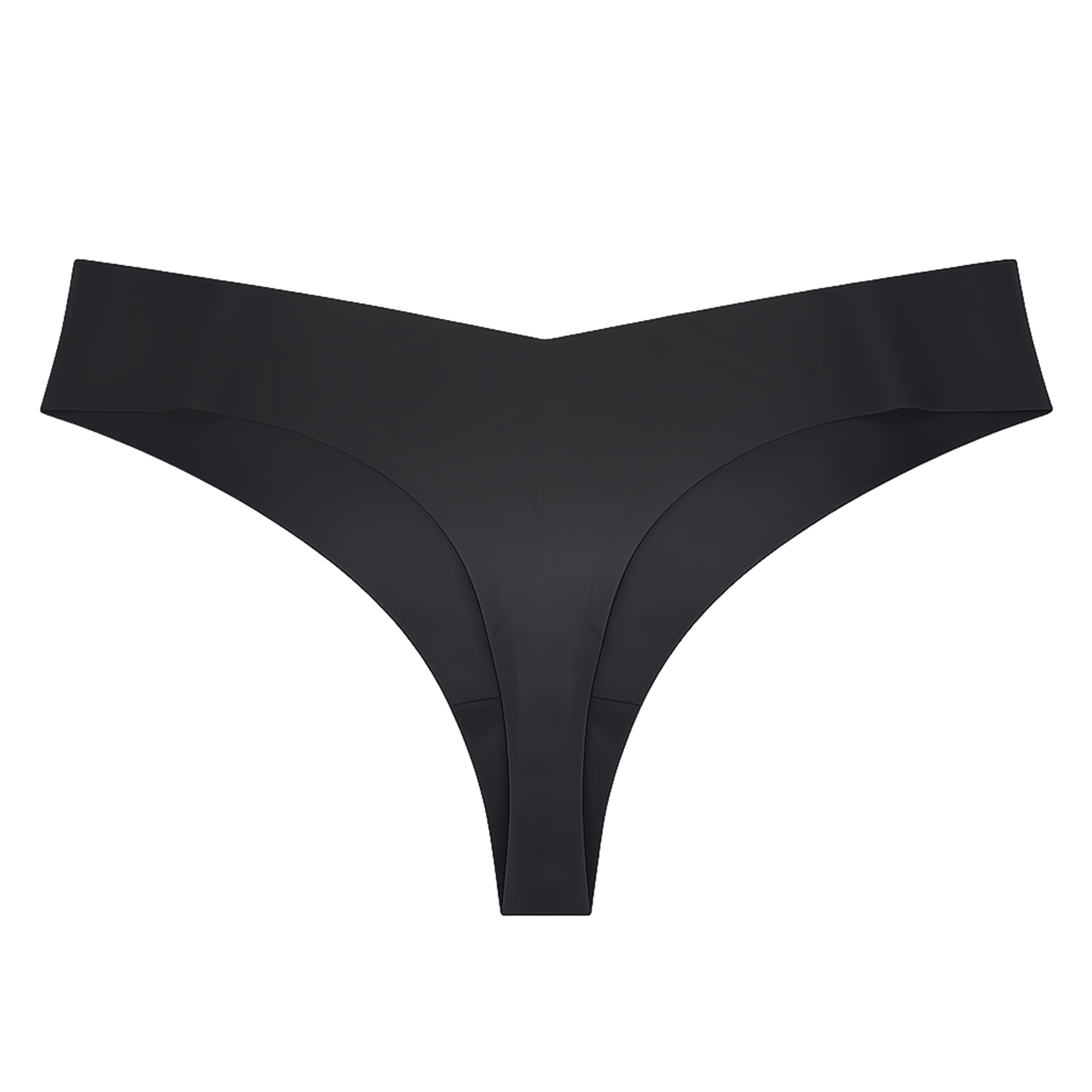 5-Pack Seamless Thong- Onyx